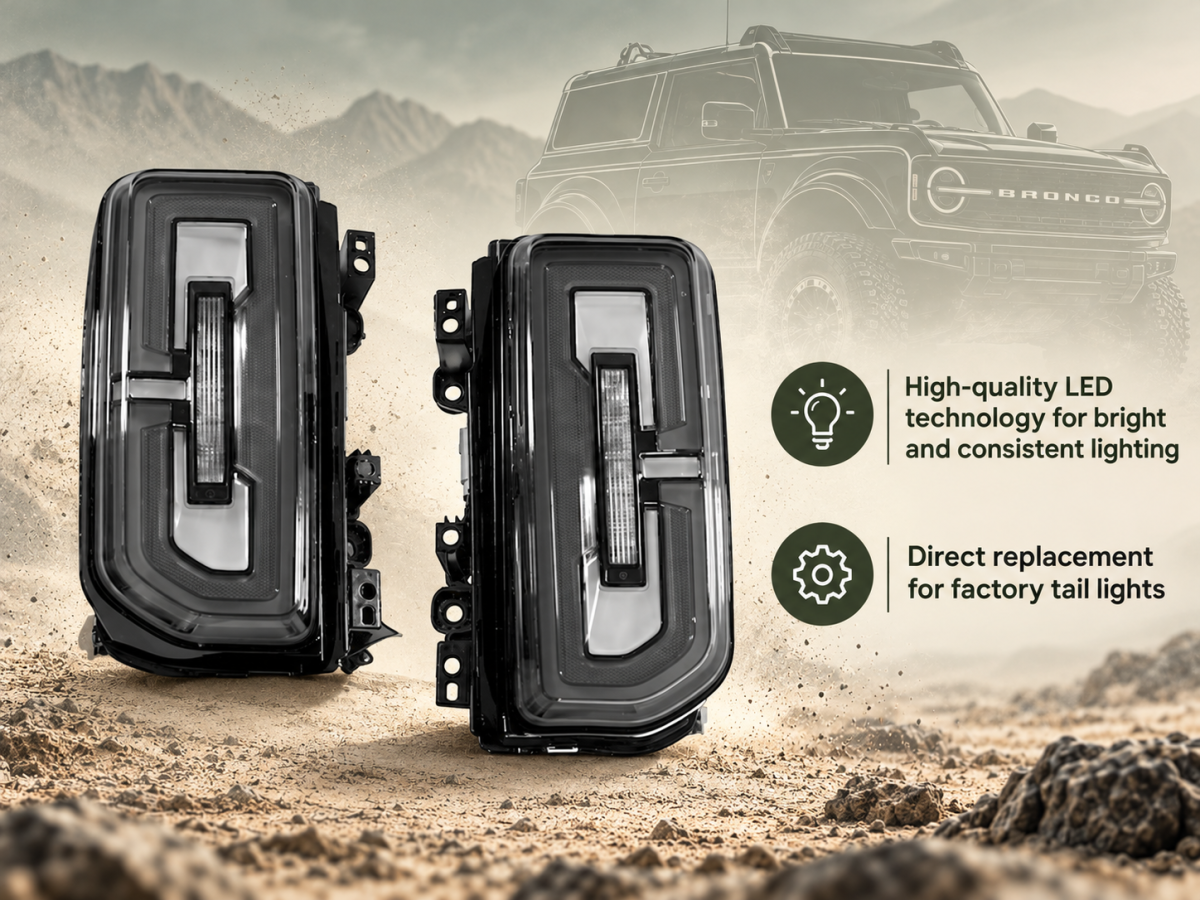 Ford Bronco Tail Light Upgrade Kit - set of 2 - V2 