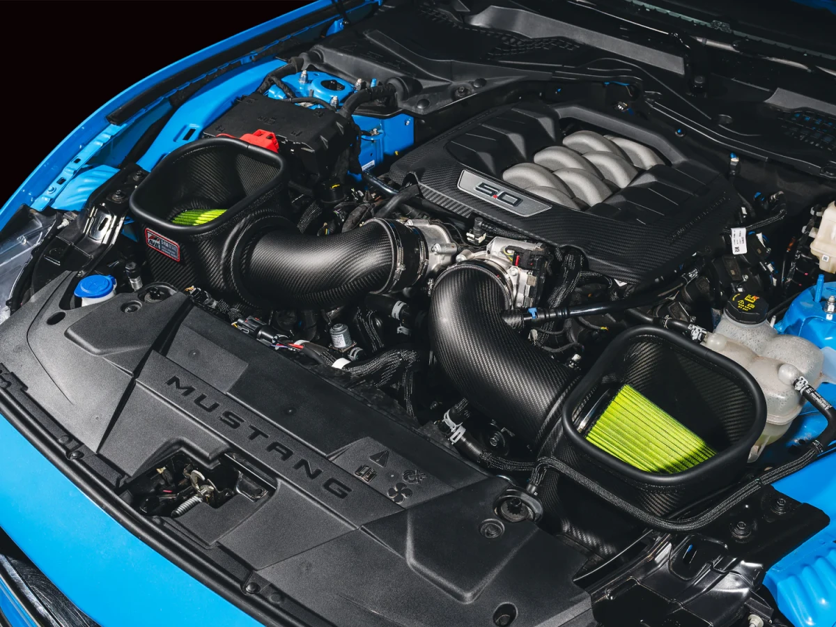 Ford Mustang Performance Air Intake - AWE Tuning - S-FLO Carbon - 5.0L S650 - `24+
