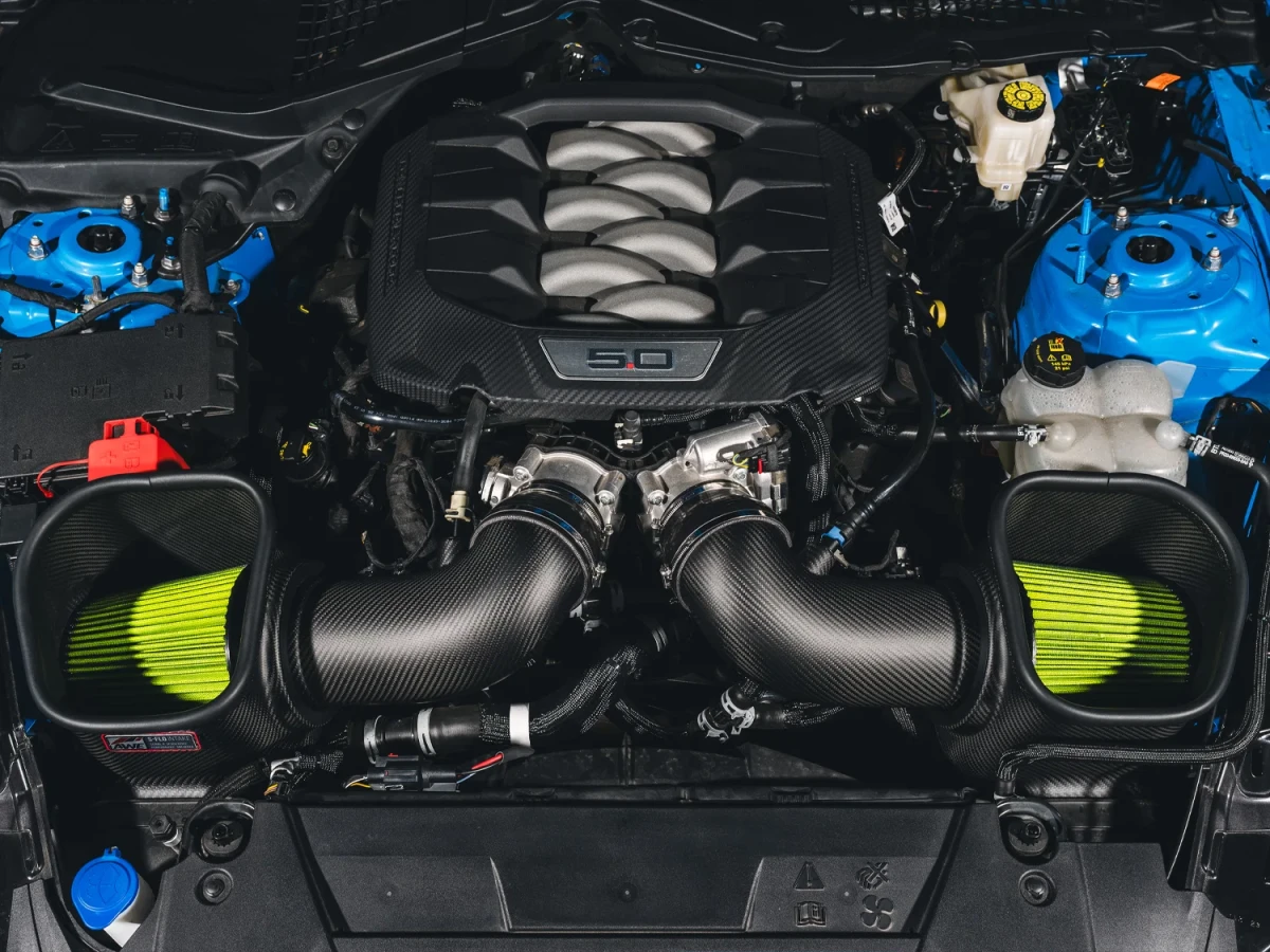 Ford Mustang Performance Air Intake - AWE Tuning - S-FLO Carbon - 5.0L S650 - `24+