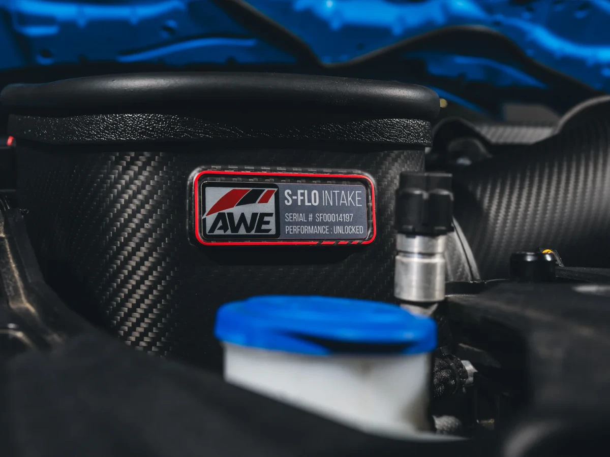 Ford Mustang Performance Air Intake - AWE Tuning - S-FLO Carbon - 5.0L S650 - `24+