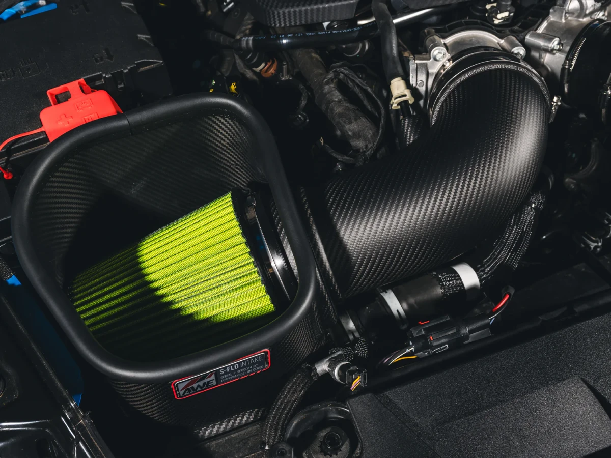 Ford Mustang Performance Air Intake - AWE Tuning - S-FLO Carbon - 5.0L S650 - `24+
