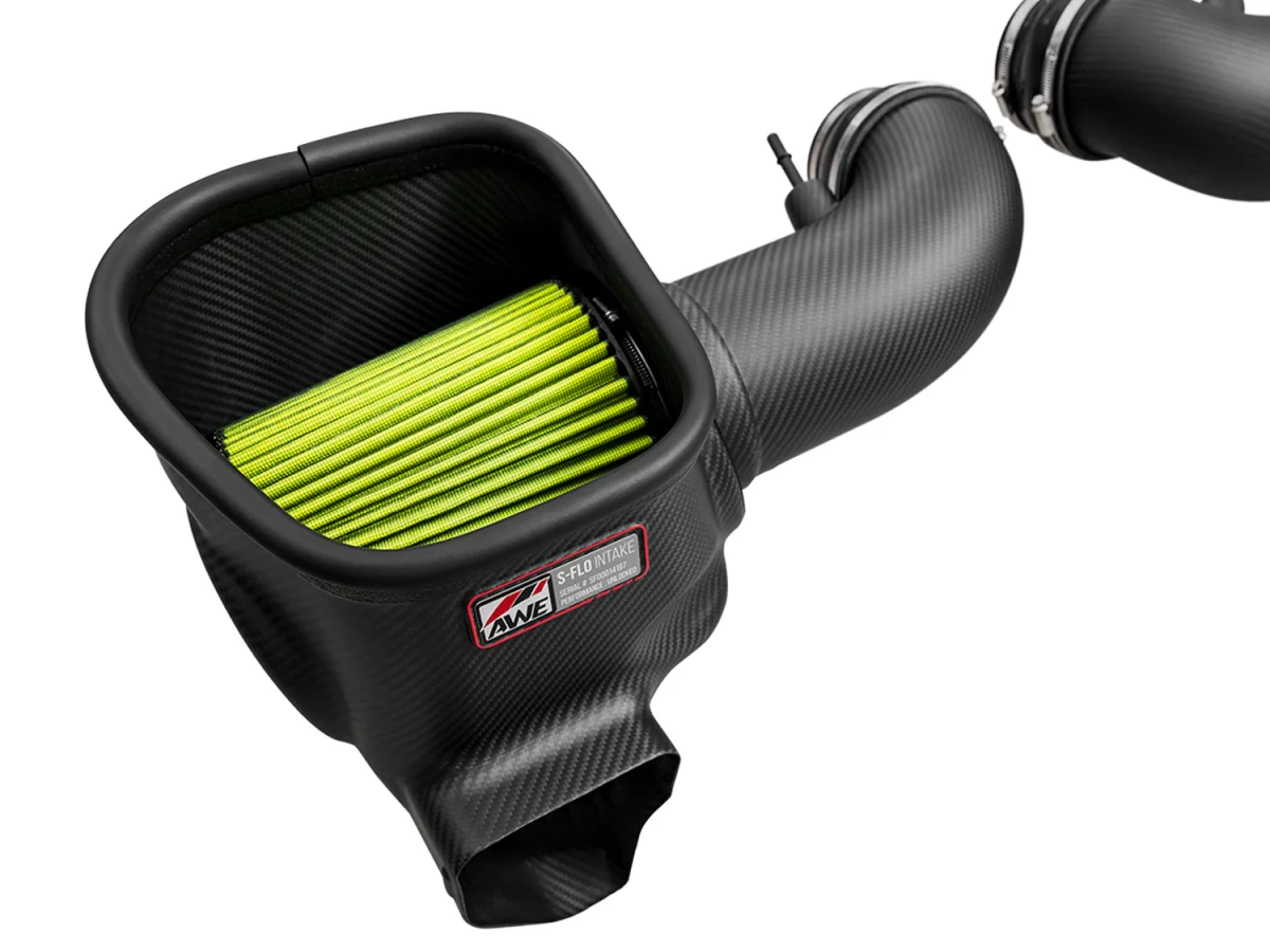Ford Mustang Performance Air Intake - AWE Tuning - S-FLO Carbon - 5.0L S650 - `24+