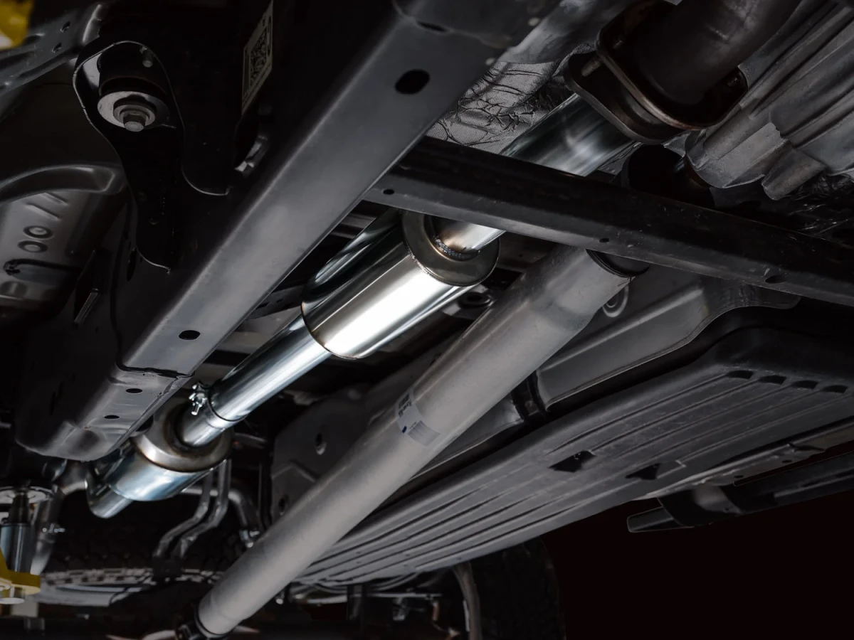 Ford F150 Performance Exhaust - AWE Tuning - Cat Back, 0FG Resonated - Chrome Silver Tips - w/ Bumper Cutouts `21-`27