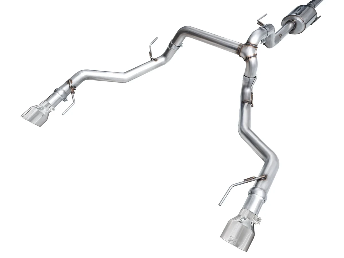 Ford F-150 Tremor Performance Exhaust - AWE Tuning - Cat-Back Track - Chrome Silver - `21-`27