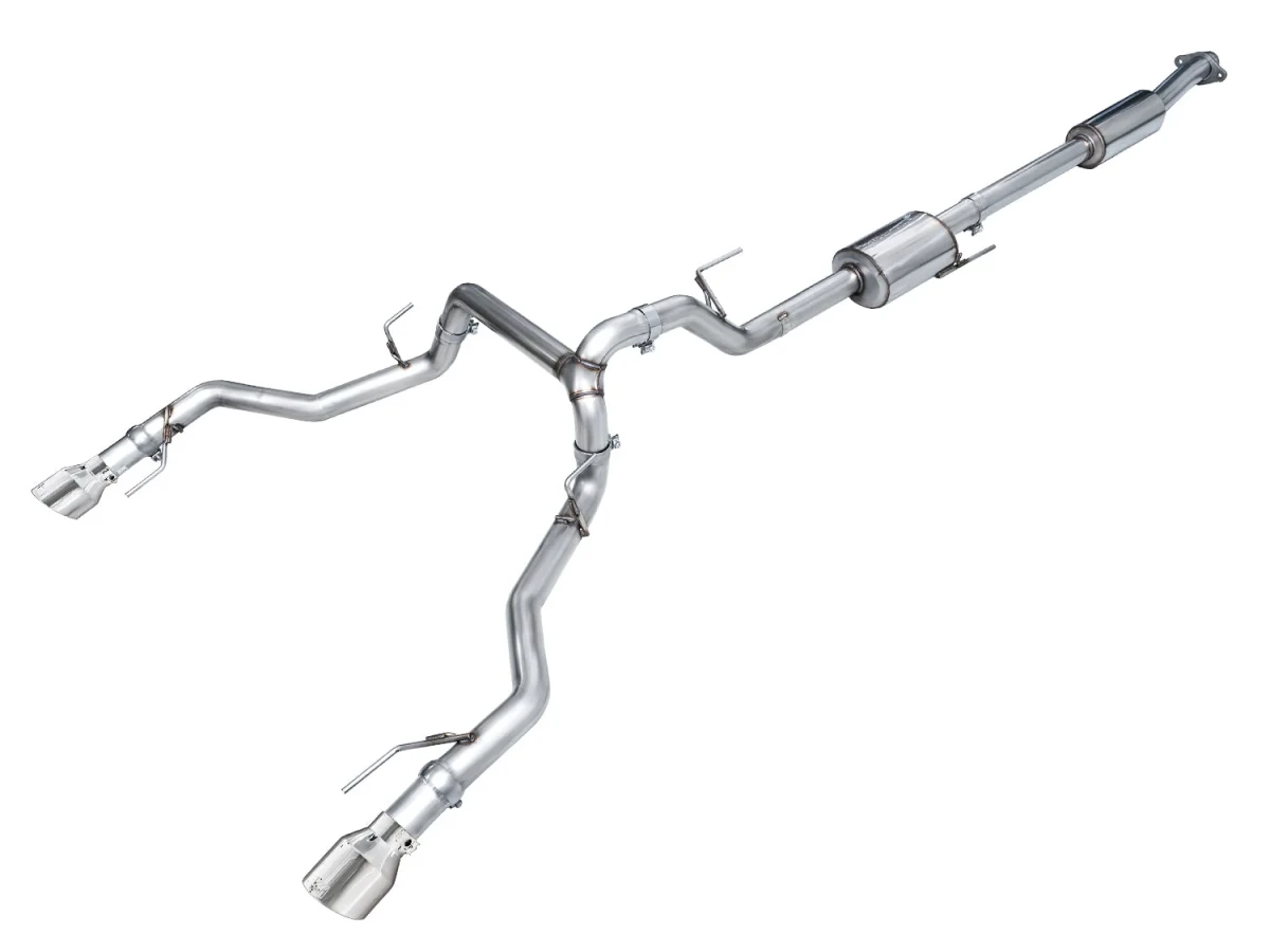 Ford F-150 Tremor Performance Exhaust - AWE Tuning - Cat-Back Track - Chrome Silver - `21-`27