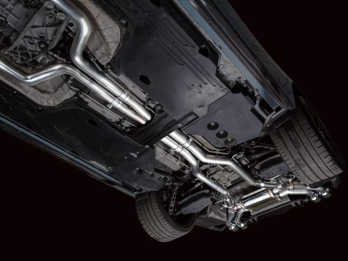 Cadillac CT5-V Performance Exhaust - AWE Tuning - SwitchPath - Chrome Silver - Blackwing `22-`26