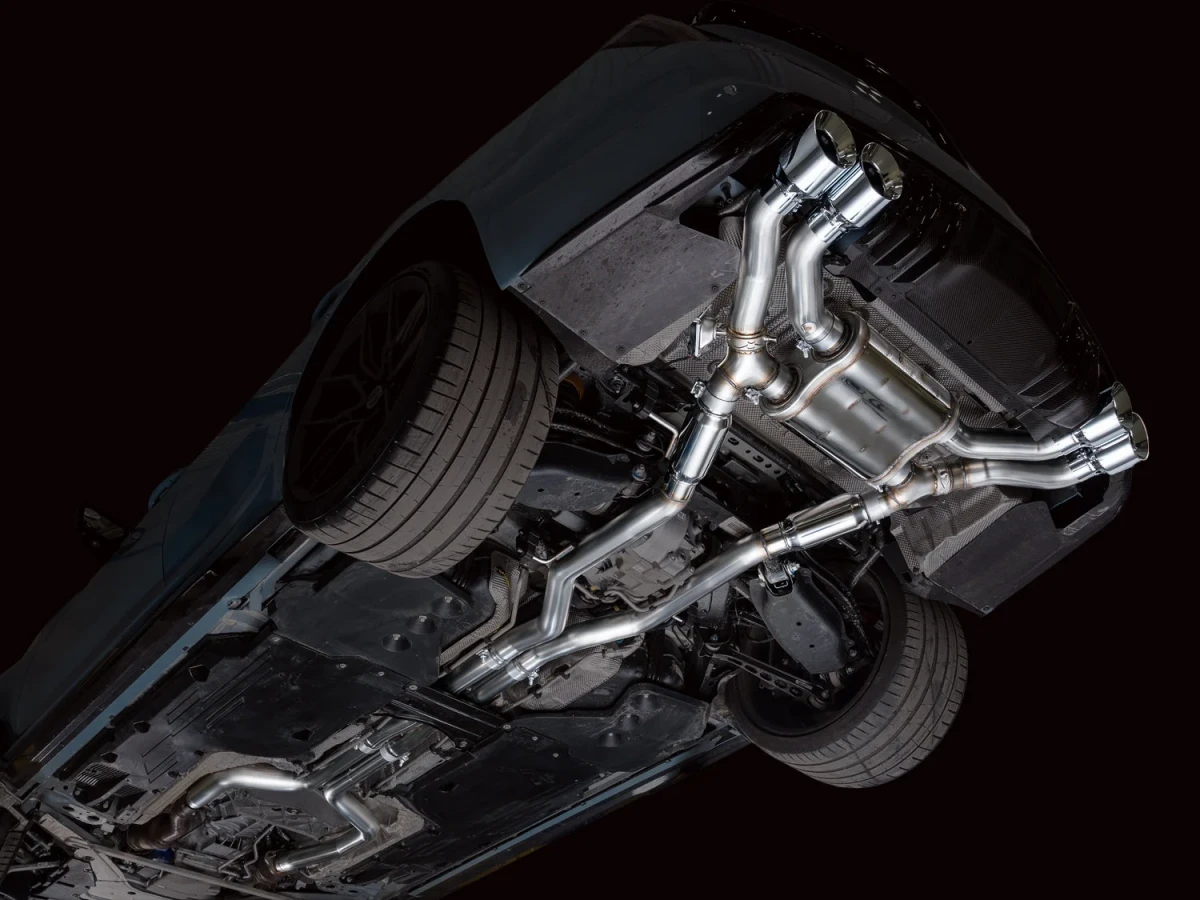 Cadillac CT5-V Performance Exhaust - AWE Tuning - SwitchPath - Chrome Silver - Blackwing `22-`26