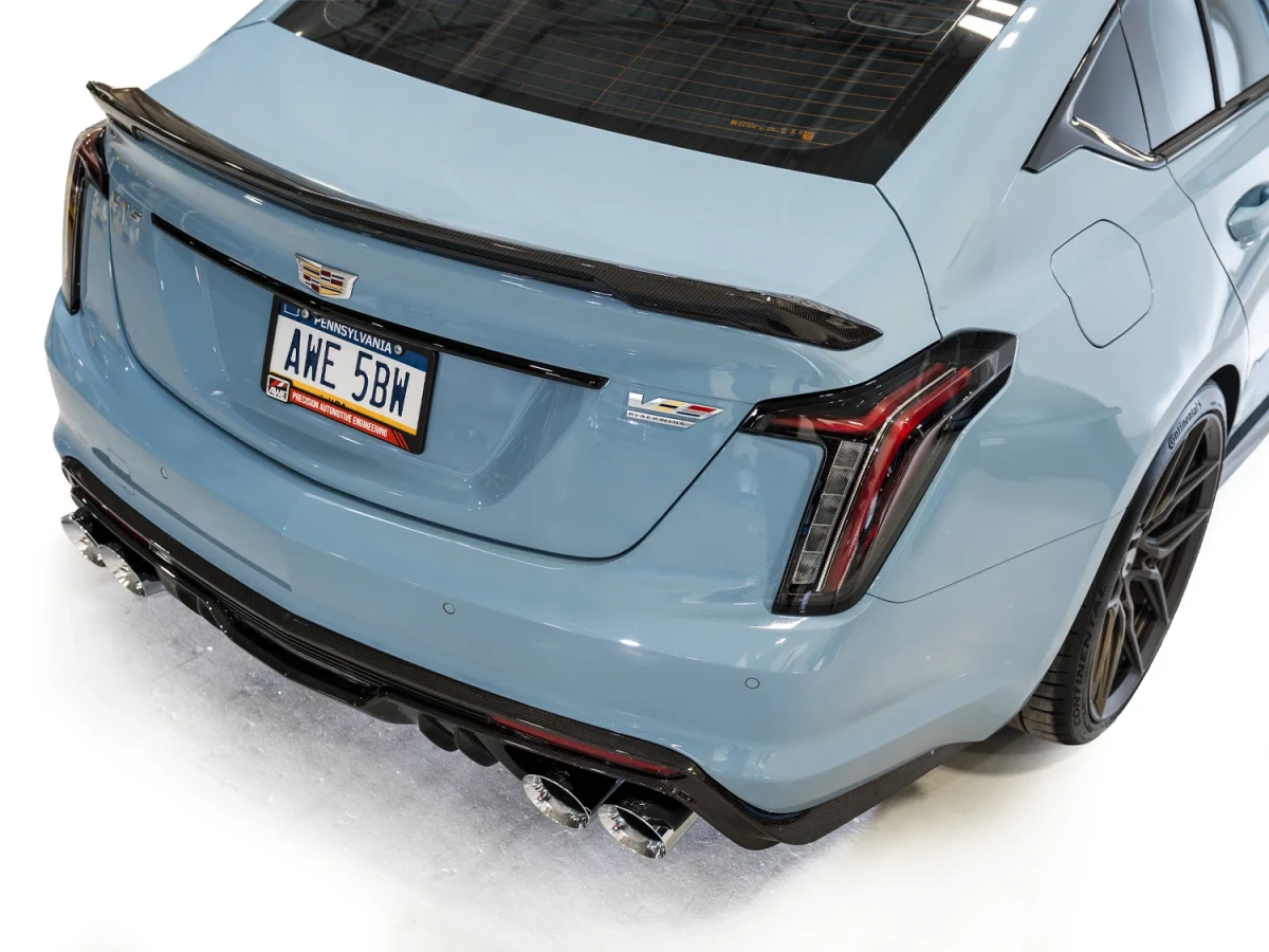 Cadillac CT5-V Performance Exhaust - AWE Tuning - SwitchPath - Chrome Silver - Blackwing `22-`26