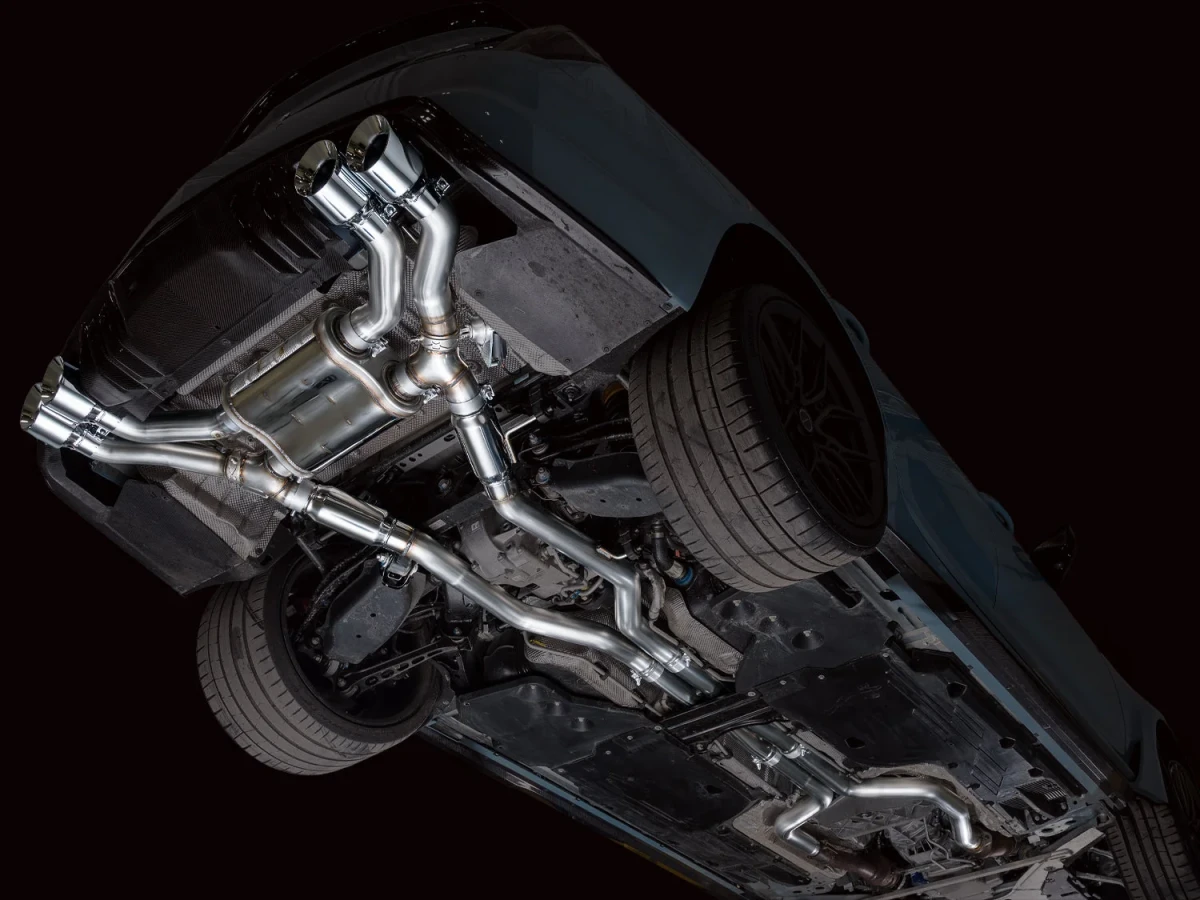 Cadillac CT5-V Performance Exhaust - AWE Tuning - SwitchPath - Chrome Silver - Blackwing `22-`26