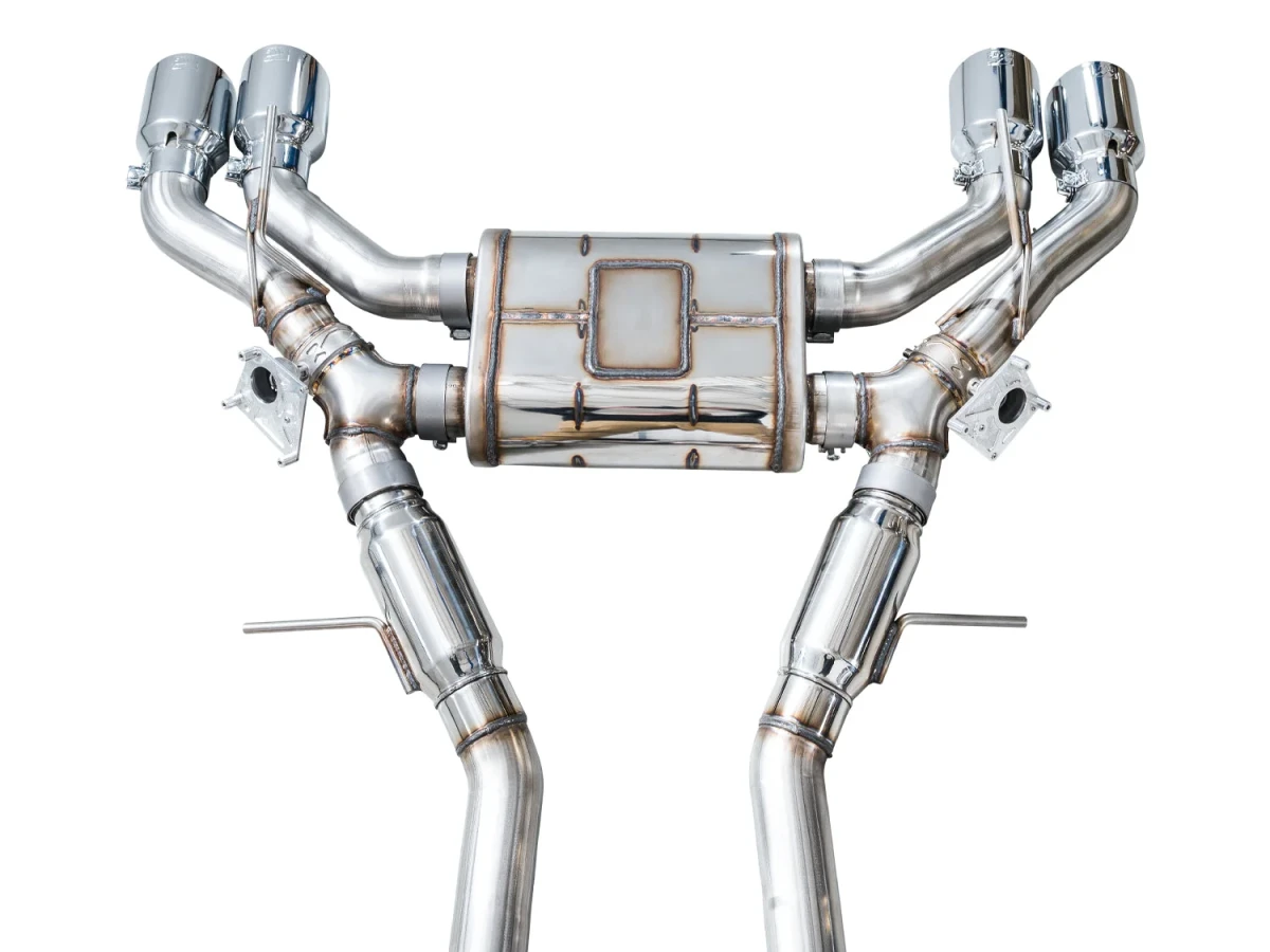 Cadillac CT5-V Performance Exhaust - AWE Tuning - SwitchPath - Chrome Silver - Blackwing `22-`26