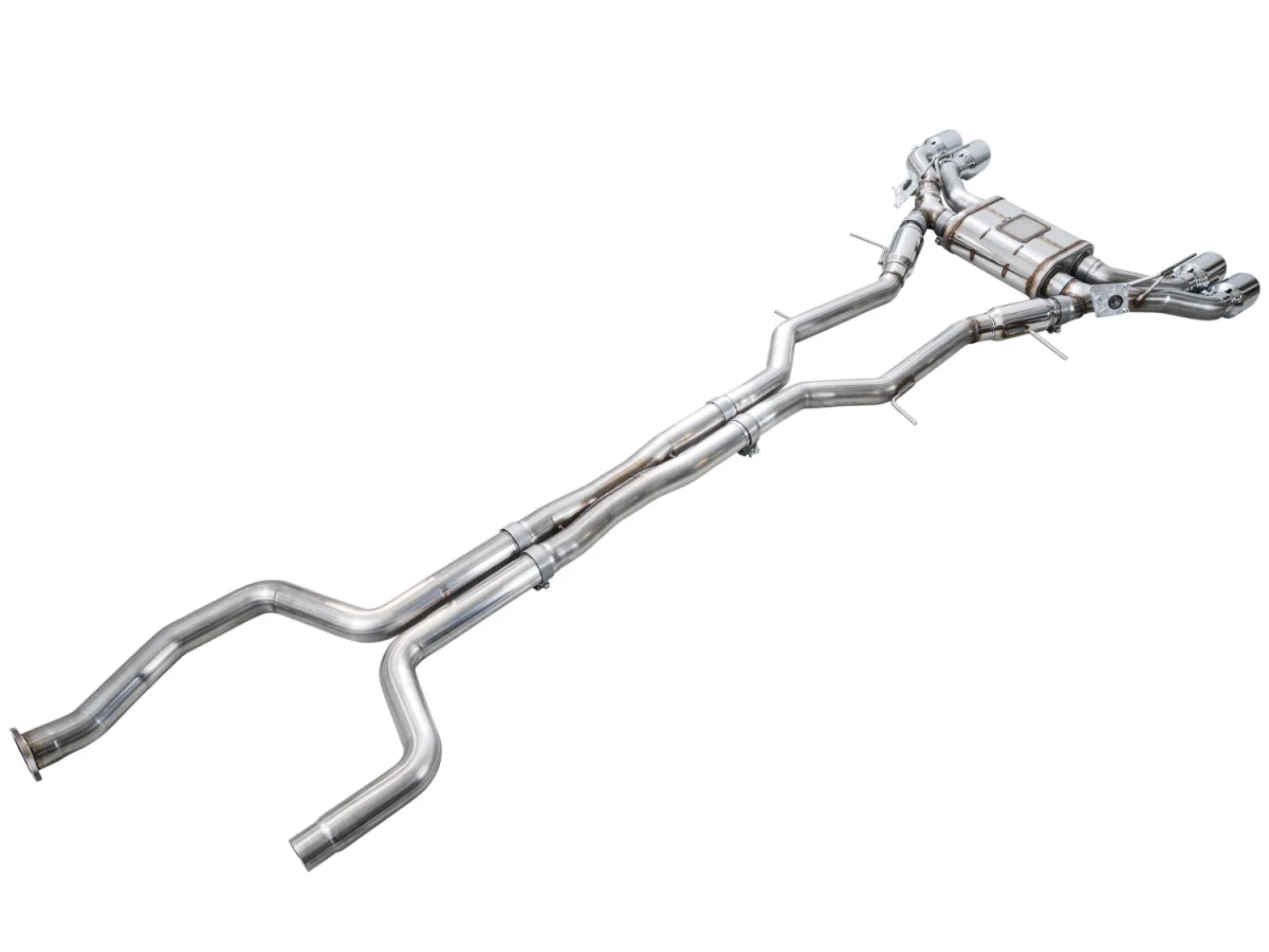 Cadillac CT5-V Performance Exhaust - AWE Tuning - SwitchPath - Chrome Silver - Blackwing `22-`26
