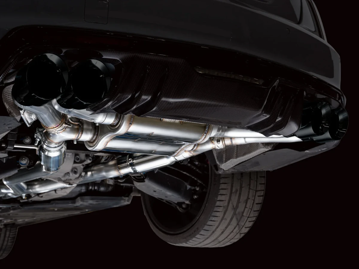Cadillac CT5-V Performance Exhaust - AWE Tuning - Cat-Back SwitchPath - Diamond Black - Blackwing `22-`26