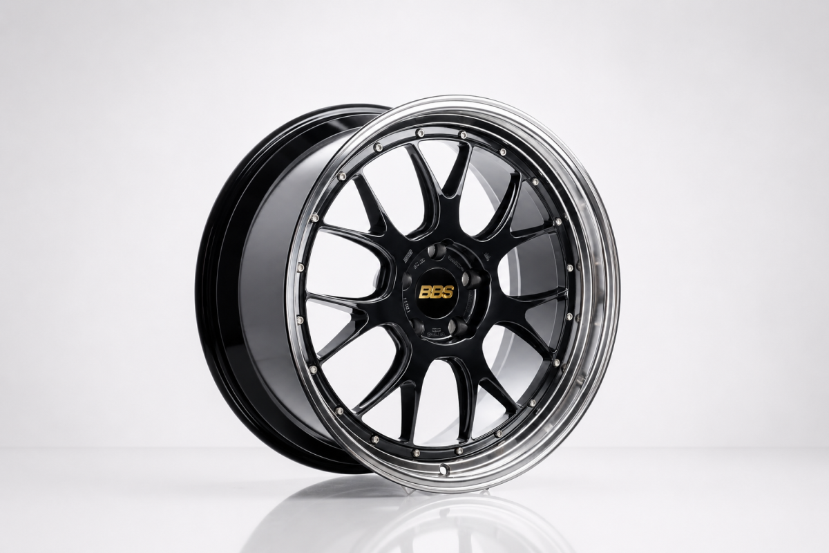 BMW 5 Series Wheels - BBS - LM-R - Black w/ Blue Metallic Flake / Diamond Cut Lip - `03-`10