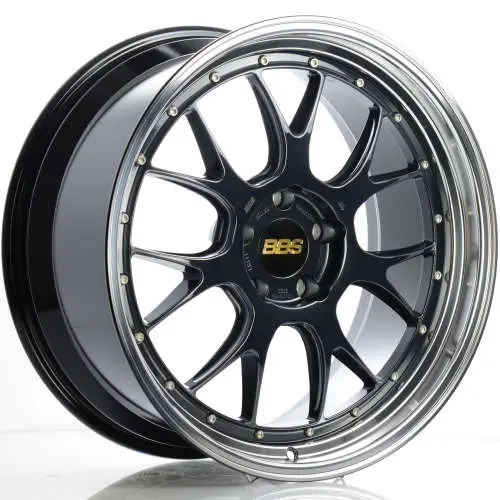 BMW 6 Series Wheels - BBS - LM-R - Black w/ Blue Metallic Flake / Diamond Cut Lip - `04-`10