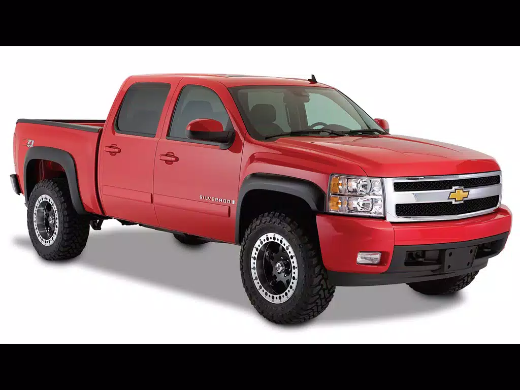 Ford F-350 Super Duty Fender Flares - Front - Bushwacker - Extend-A-Fender Style - Black - `23-`24