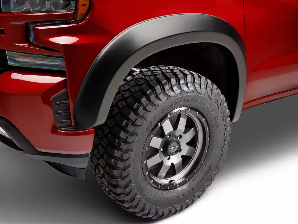 Ford F-350 Super Duty Fender Flares - Front - Bushwacker - Extend-A-Fender Style - Black - `23-`24