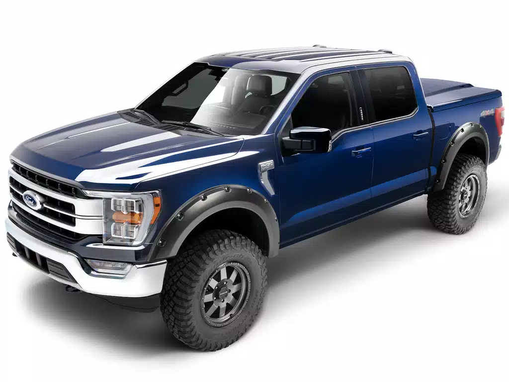 Nissan Frontier Fender Flares - Front - Bushwacker - Pocket Style - Black - `22-`24