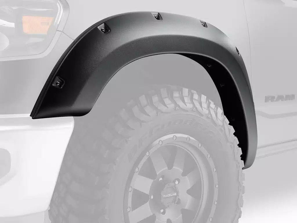 Nissan Frontier Fender Flares - Front - Bushwacker - Pocket Style - Black - `22-`24 Nissan Frontier Fender Flares - Front - Bushwacker - Pocket Style - Black - `22-`24