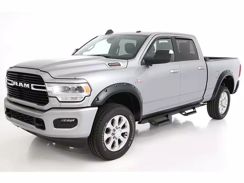 Nissan Frontier Fender Flares - Front - Bushwacker - Pocket Style - Black - `22-`24