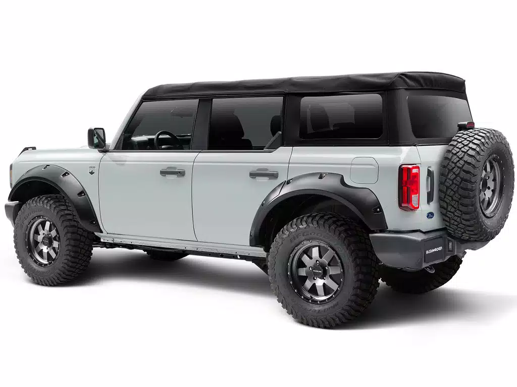 Nissan Frontier Fender Flares - Front - Bushwacker - Pocket Style - Black - `22-`24