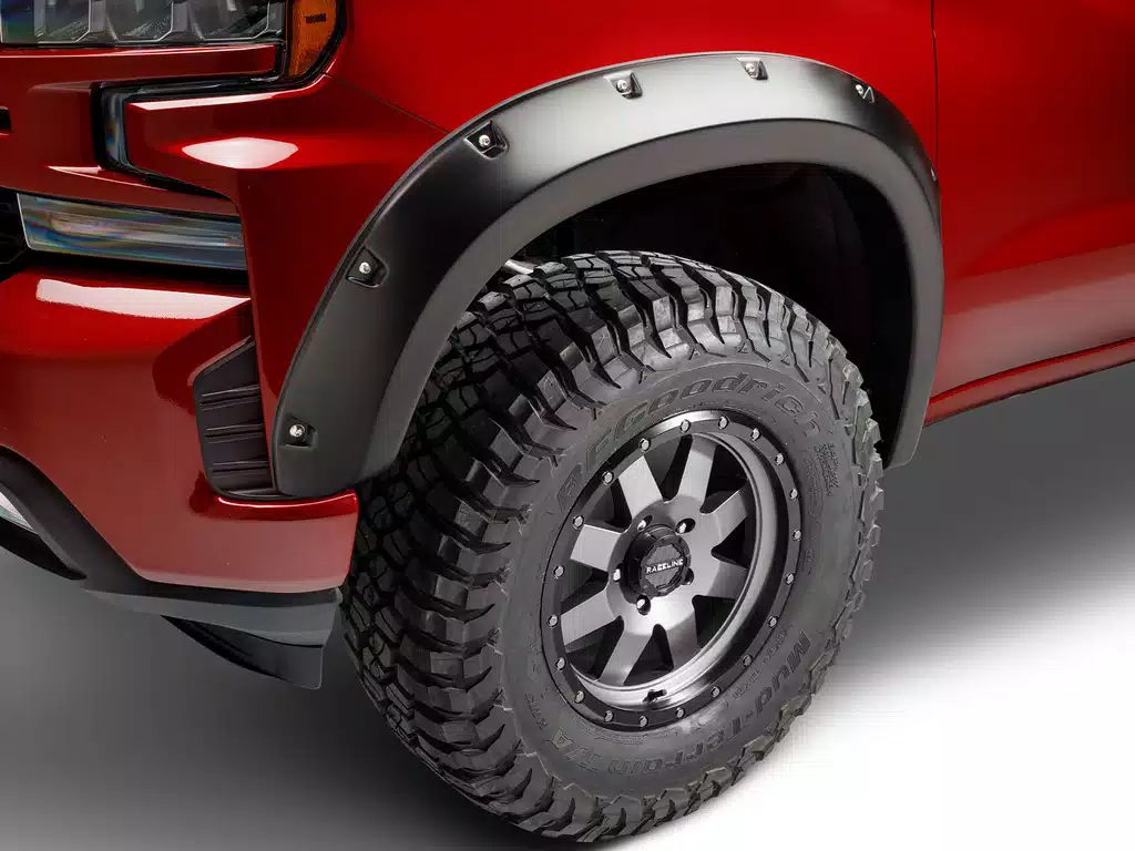 Nissan Frontier Fender Flares - Front - Bushwacker - Pocket Style - Black - `22-`24