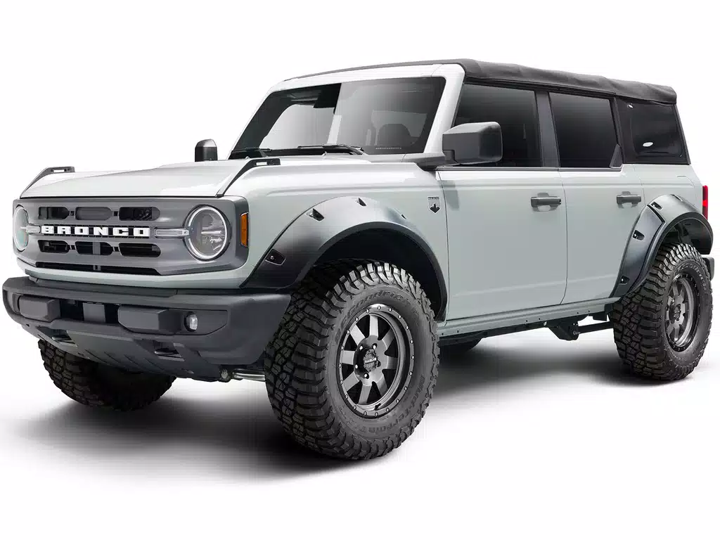 Nissan Frontier Fender Flares - Front - Bushwacker - Pocket Style - Black - `22-`24