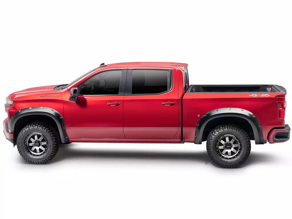 Nissan Frontier Fender Flares - Front - Bushwacker - Pocket Style - Black - `22-`24