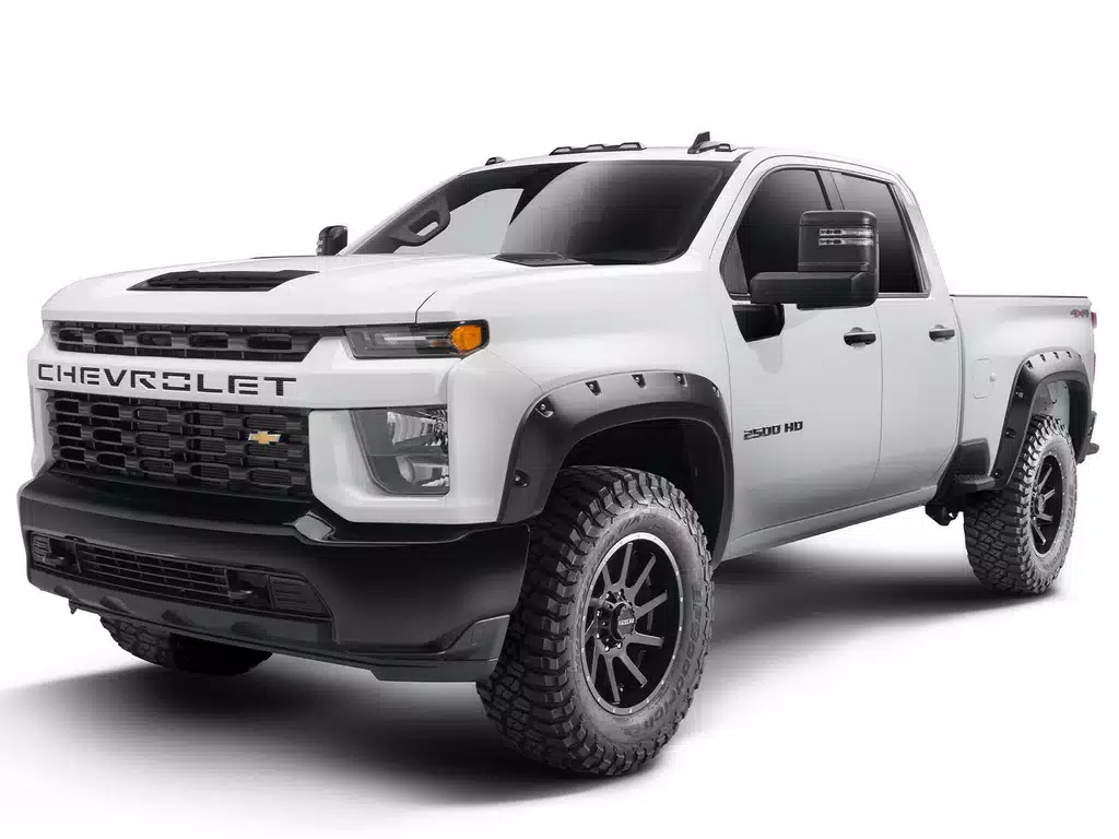 Nissan Frontier Fender Flares - Front - Bushwacker - Pocket Style - Black - `22-`24