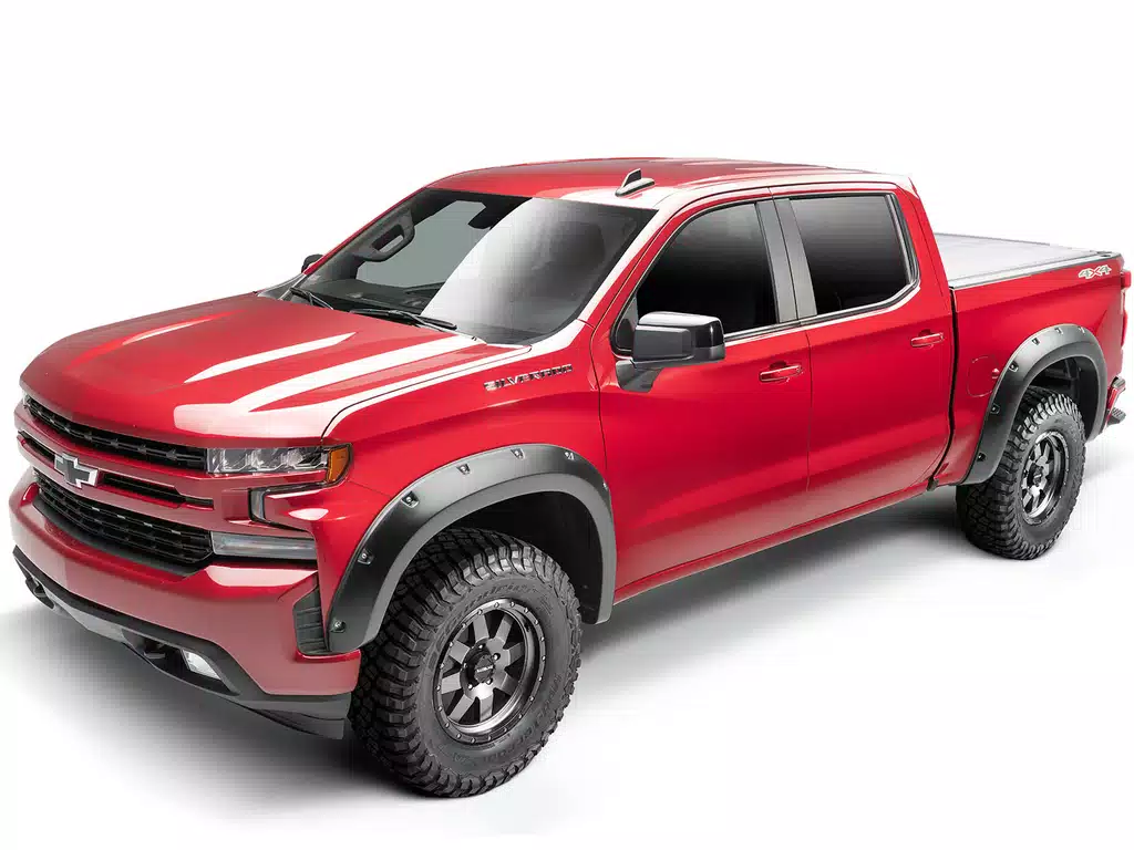 Nissan Frontier Fender Flares - Front - Bushwacker - Pocket Style - Black - `22-`24