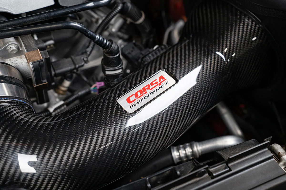 Chevrolet Camaro SS Performance Air Intake - CORSA Performance - Oiled Open Element - Carbon Fiber - `16-`24