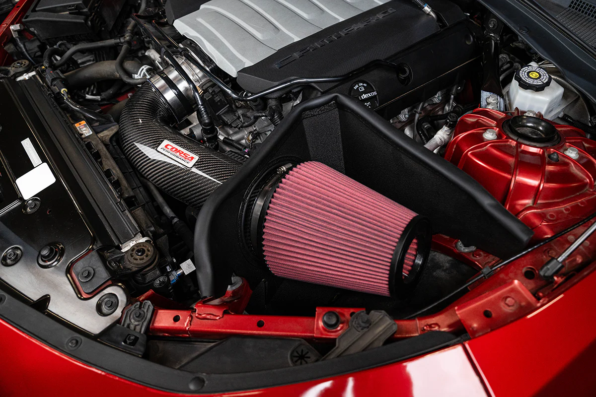Chevrolet Camaro SS Performance Air Intake - CORSA Performance - Dry Open Element - Carbon Fiber - `16-`24