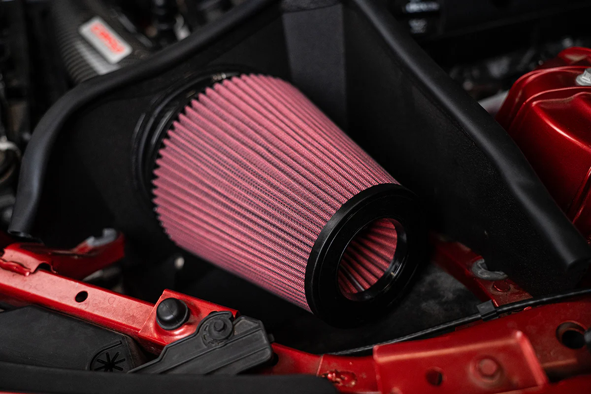 Chevrolet Camaro SS Performance Air Intake - CORSA Performance - Dry Open Element - Carbon Fiber - `16-`24