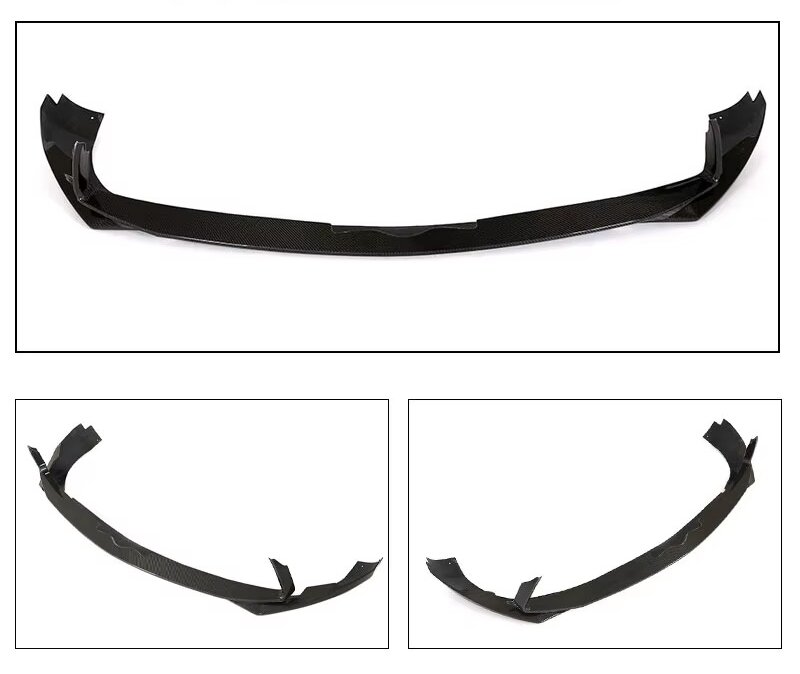 Alfa Romeo Stelvio Front Bumper Carbon Fiber Trim - 3 piece set 