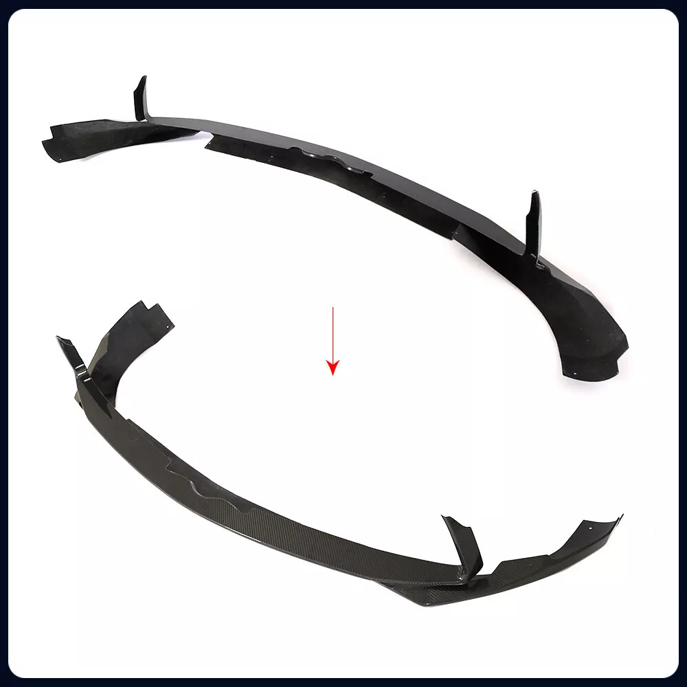 Alfa Romeo Stelvio Front Bumper Carbon Fiber Trim - 3 piece set 