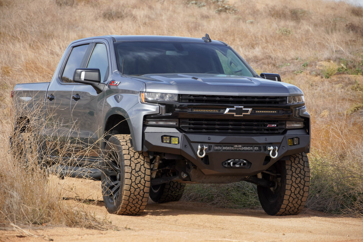 Chevrolet Silverado 1500 Bumper - Front - DV8 Offroad - SPEC Series - `19-`21