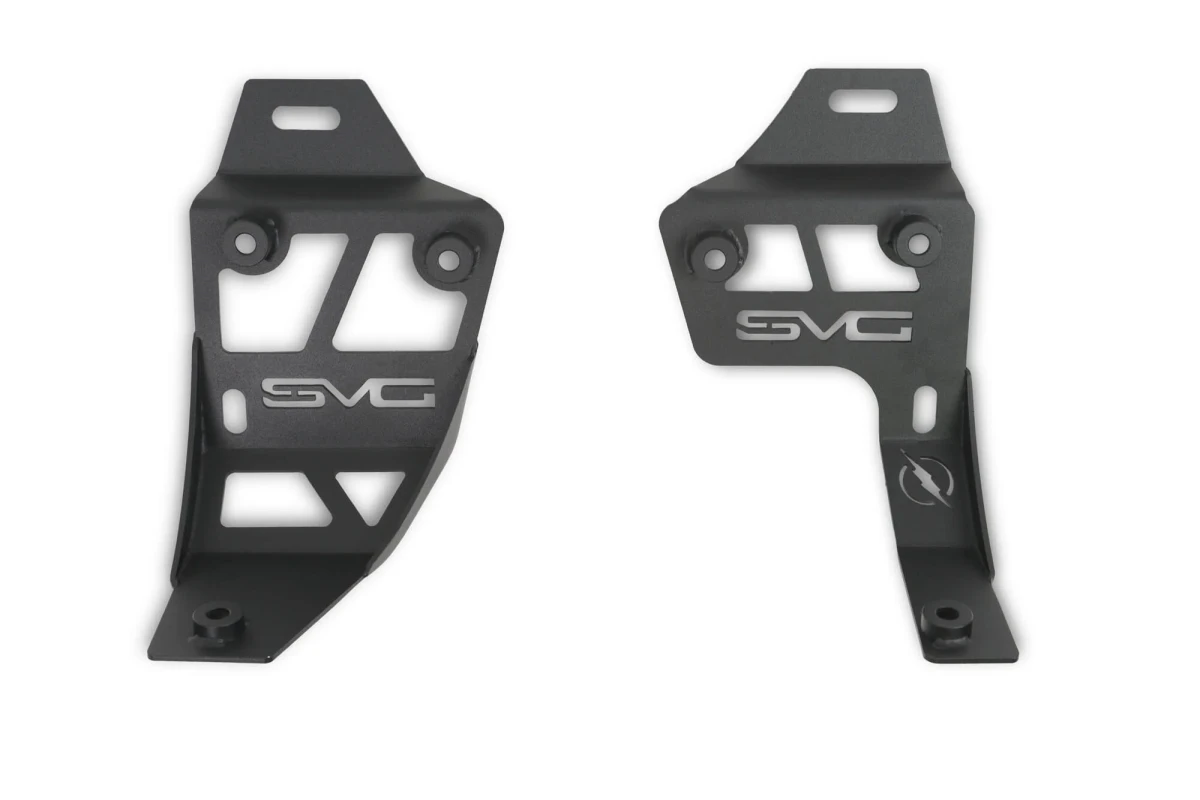 Jeep Wrangler JL 4XE Ditch Light Mounts - DV8 Offroad - Dual Light Pod - `21-`25
