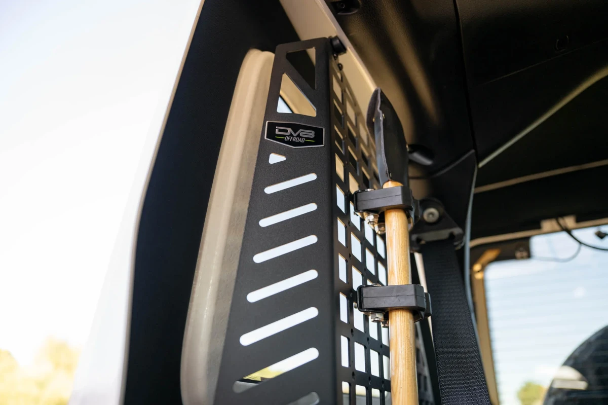 Jeep Wrangler JL Molle Panels - Rear Window - DV8 Offroad - Pocketed - `18-`25