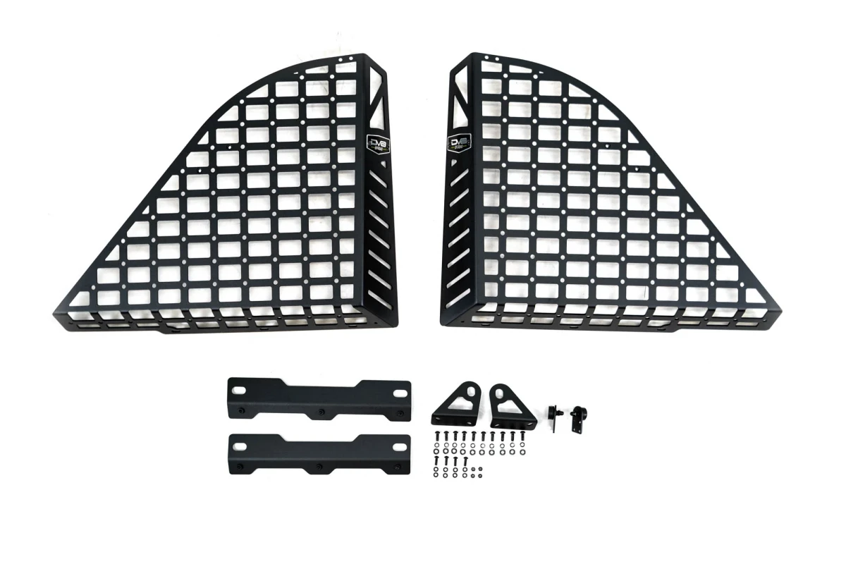 Jeep Wrangler JL Molle Panels - Rear Window - DV8 Offroad - Pocketed - `18-`25