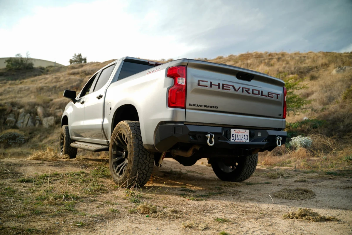 GMC Sierra 1500 Rear Bumper - DV8 Offroad - Spec Series - `19-`24