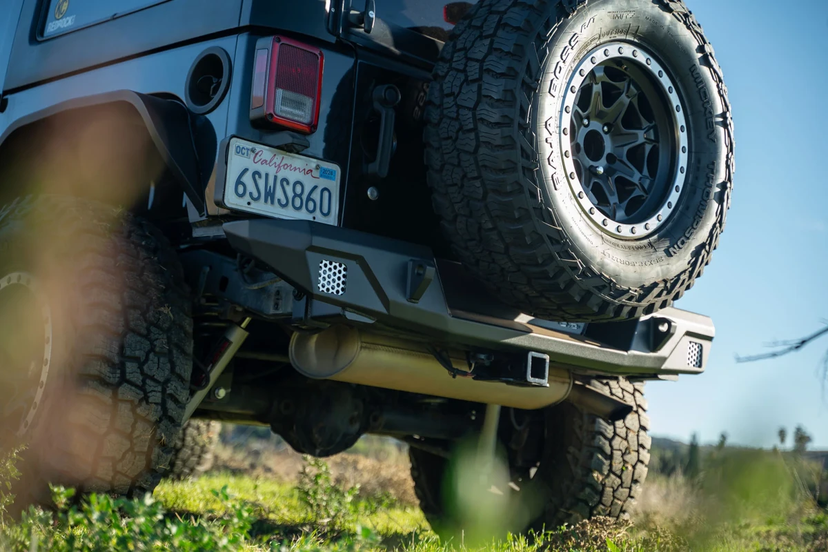 Jeep Wrangler JK Bumper - Rear - DV8 Offroad - FS-7 Seroes Mid-Width - `07-`18