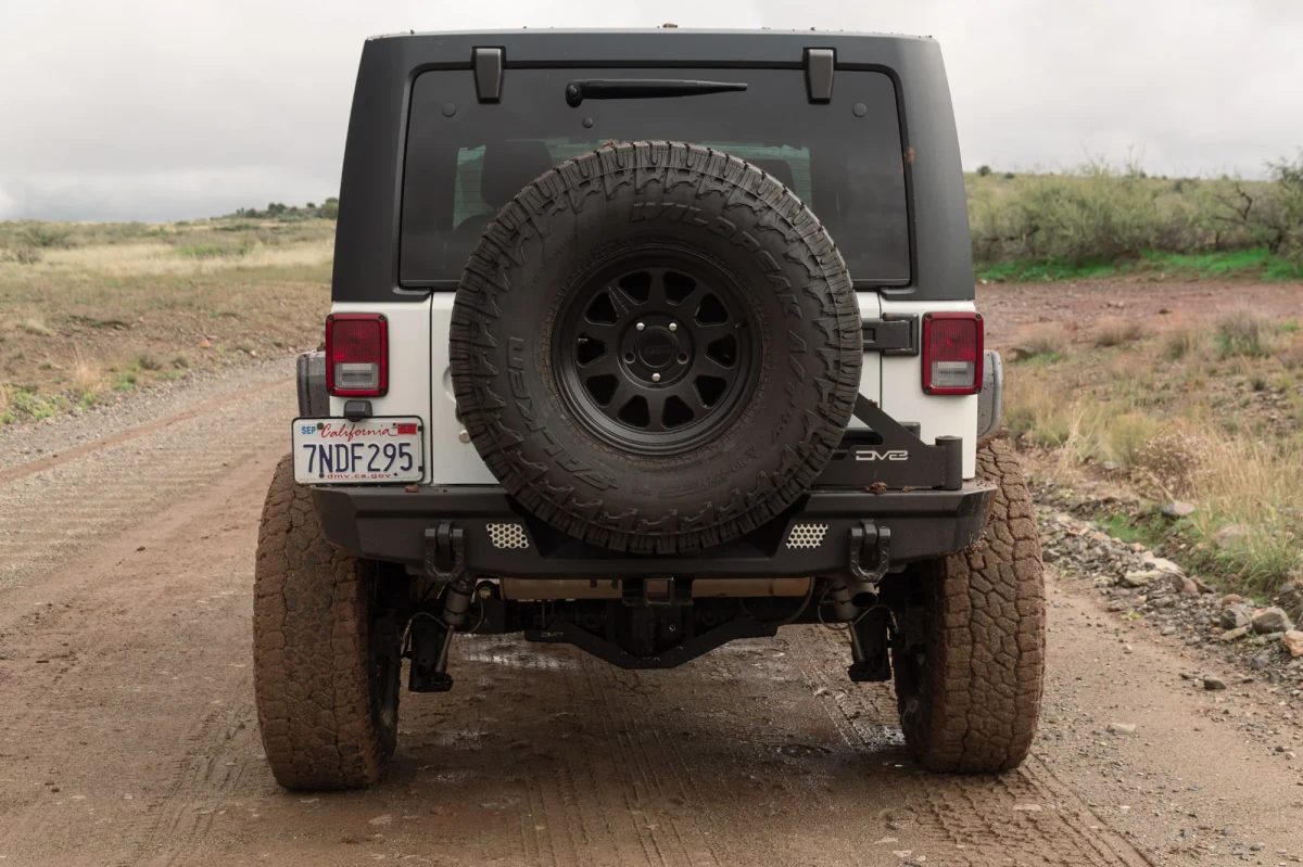 Jeep Wrangler JK Bumper - Rear - DV8 Offroad - Full-Width - `07-`18