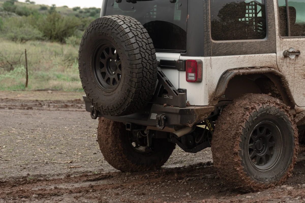 Jeep Wrangler JK Bumper - Rear - DV8 Offroad - Full-Width - `07-`18