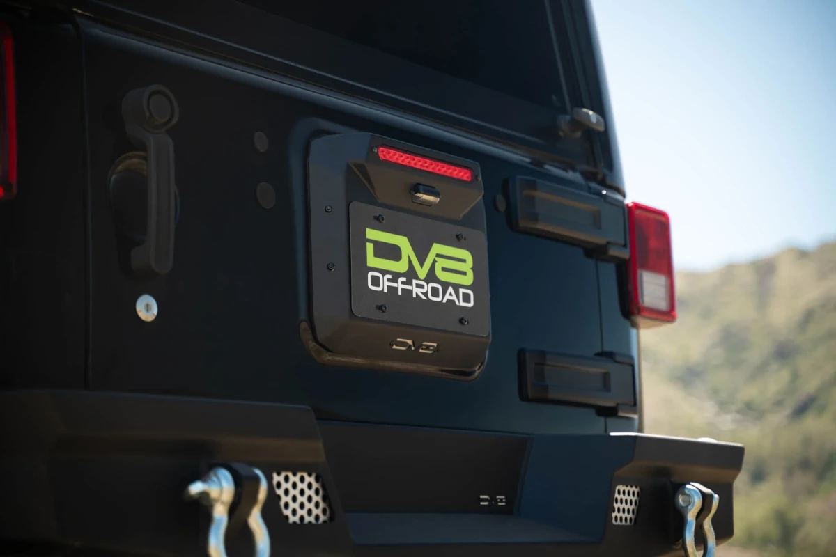 Jeep Wrangler JK Spare Tire Delete Kit - DV8 Offroad - `07-`18