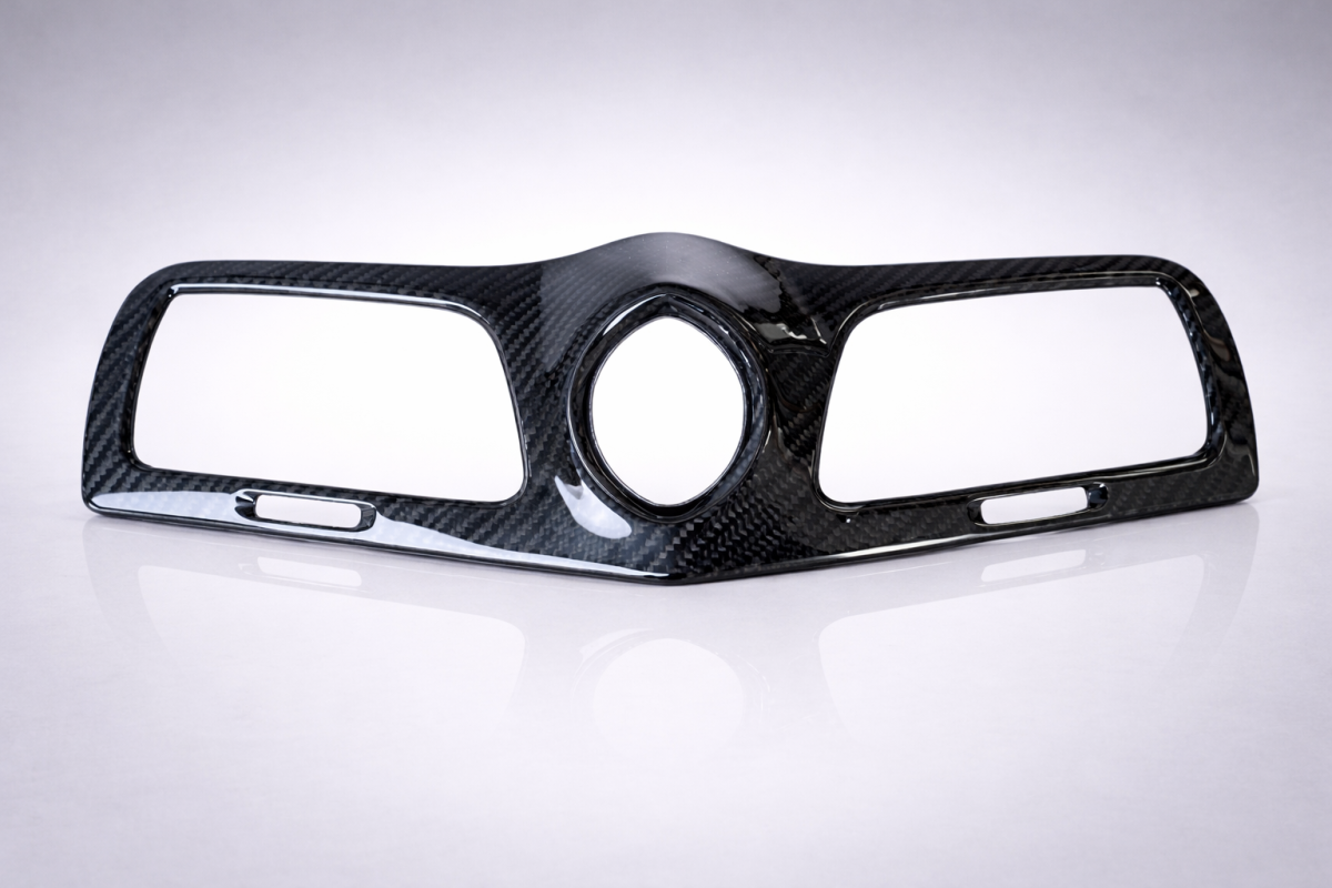 Maserati GranTurismo Interior Trim - Carbon Fiber - Center Air Vent Cover Trim Kit - 1 piece