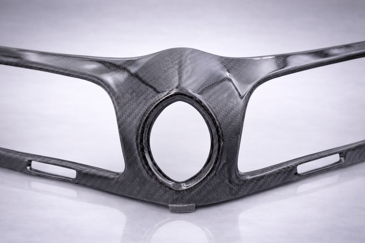 Maserati GranTurismo Interior Trim - Carbon Fiber - Center Air Vent Cover Trim Kit - 1 piece