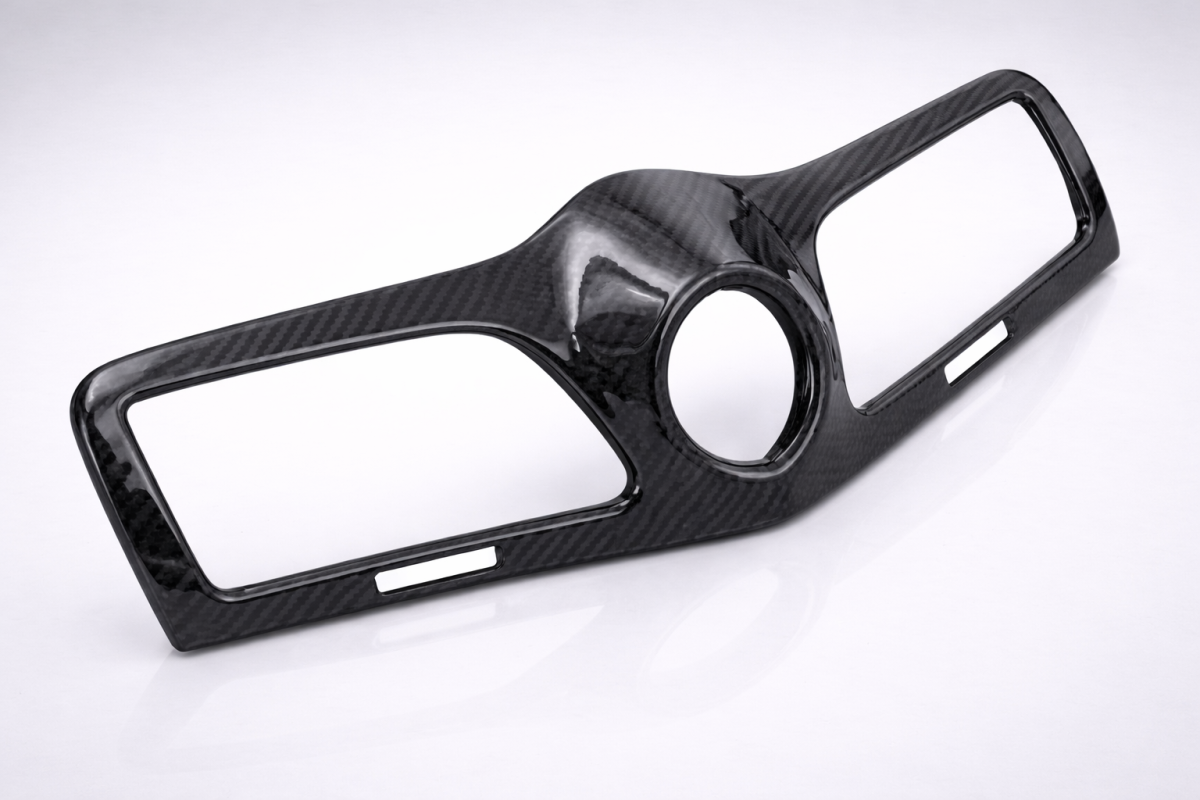 Maserati GranTurismo Interior Trim - Carbon Fiber - Center Air Vent Cover Trim Kit - 1 piece