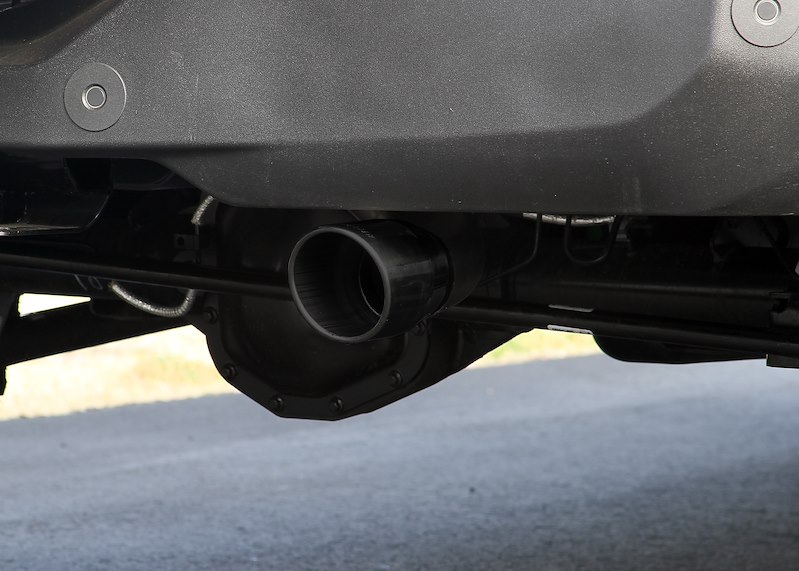 Ford Bronco Performance Exhaust - Cat Back - Dual Exit - Flowmaster - Outlaw - Black w/ Polished Tip - 4-Door