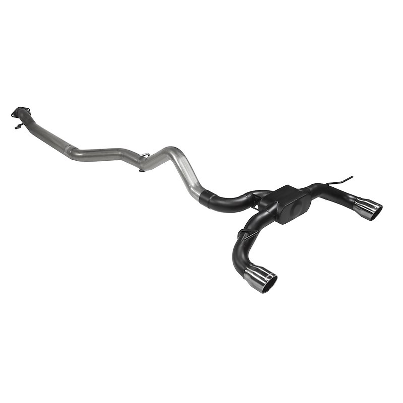Ford Bronco Performance Exhaust - Cat Back - Dual Exit - Flowmaster - Outlaw - Black w/ Polished Tip - 4-Door