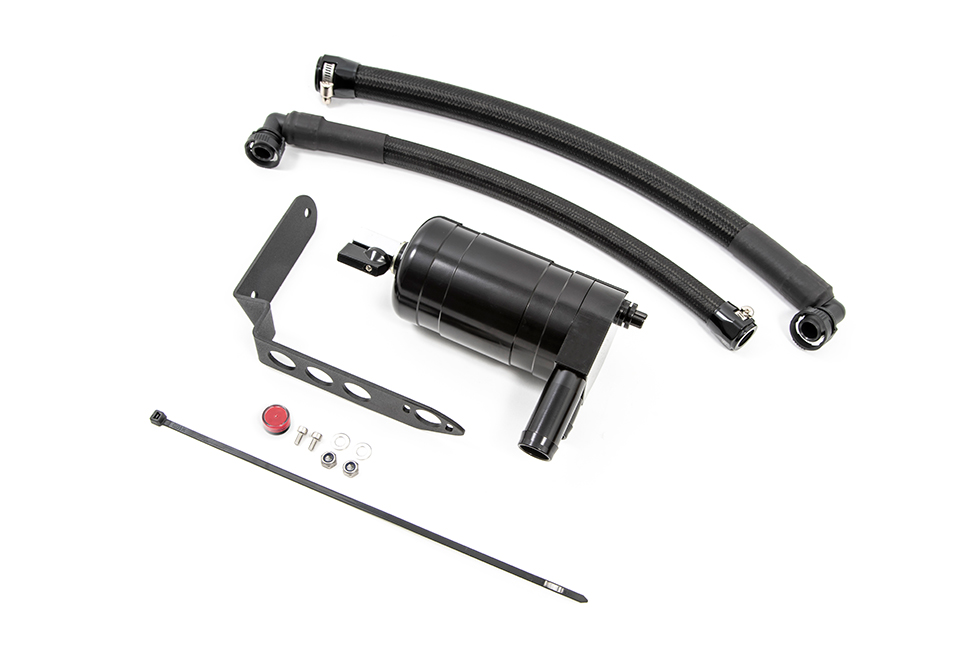 Hyundai i20 Oil Catch Can by Forge Motorsport - Black - RHD Models