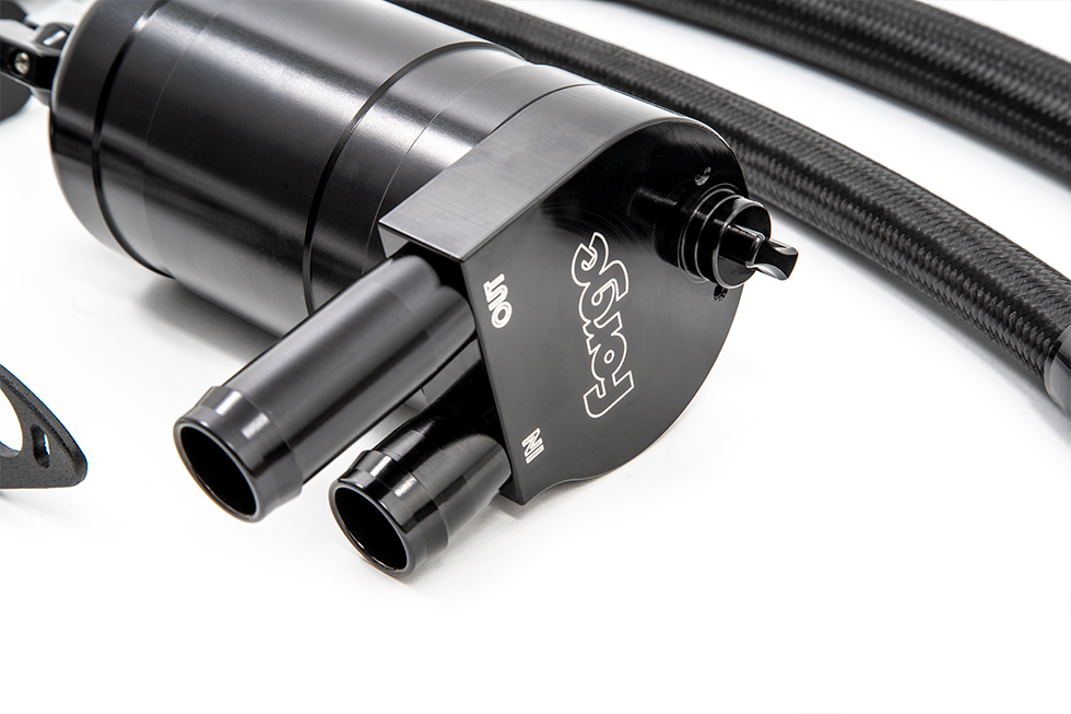 Hyundai i20 Oil Catch Can by Forge Motorsport - Black - RHD Models